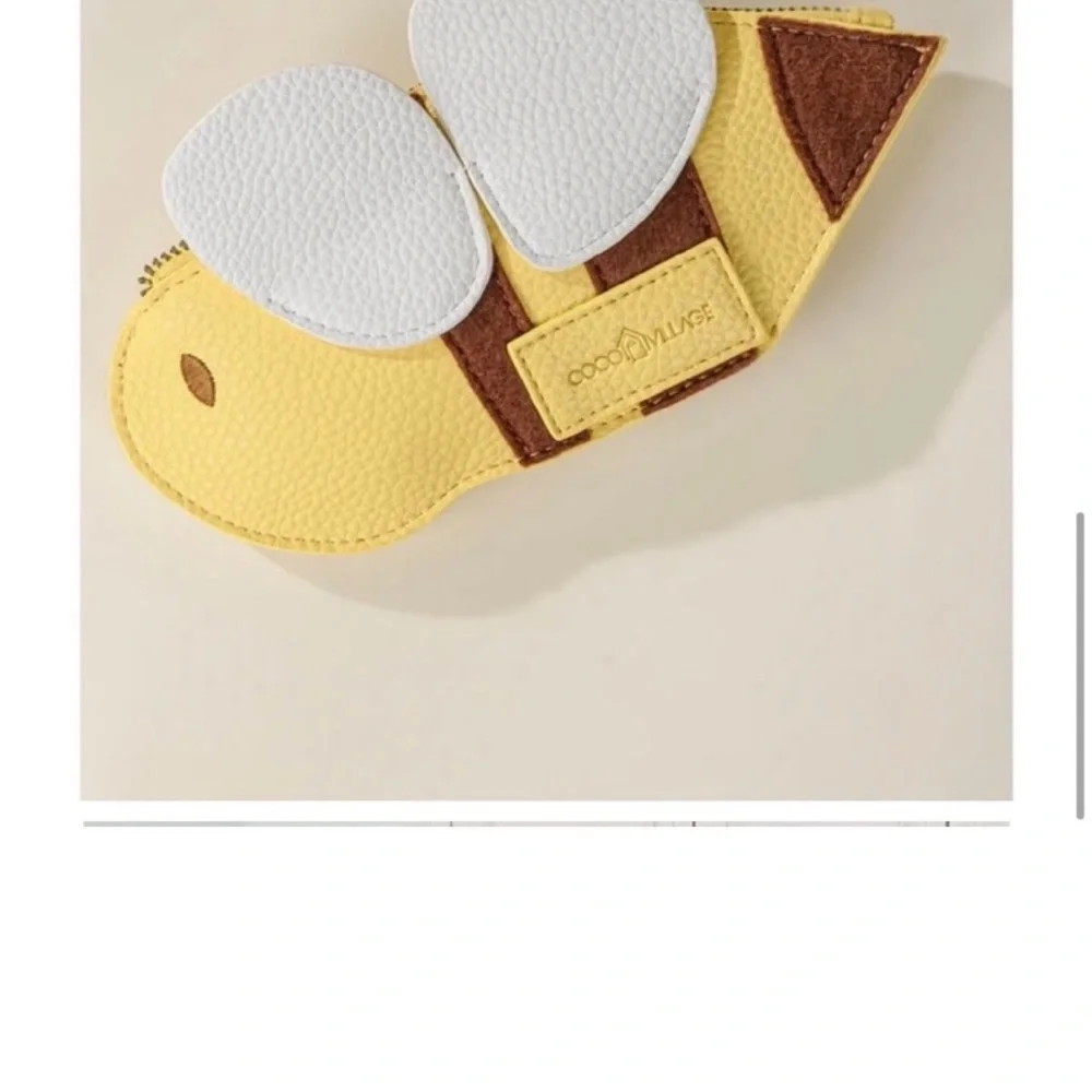 Coco Village vegan leather little bear and bee backpack and lunch bag set